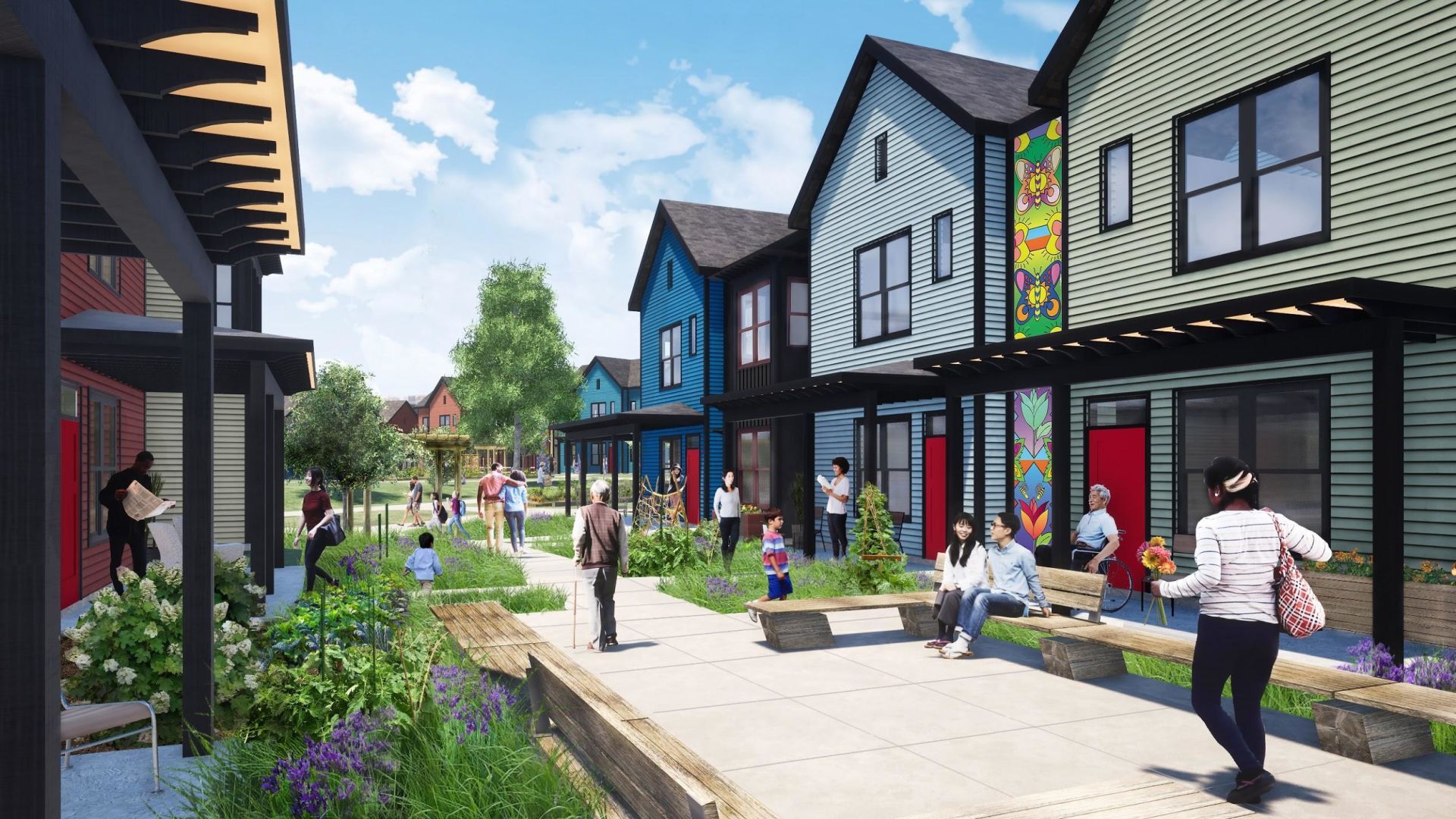 Bayview Foundation - houses and art